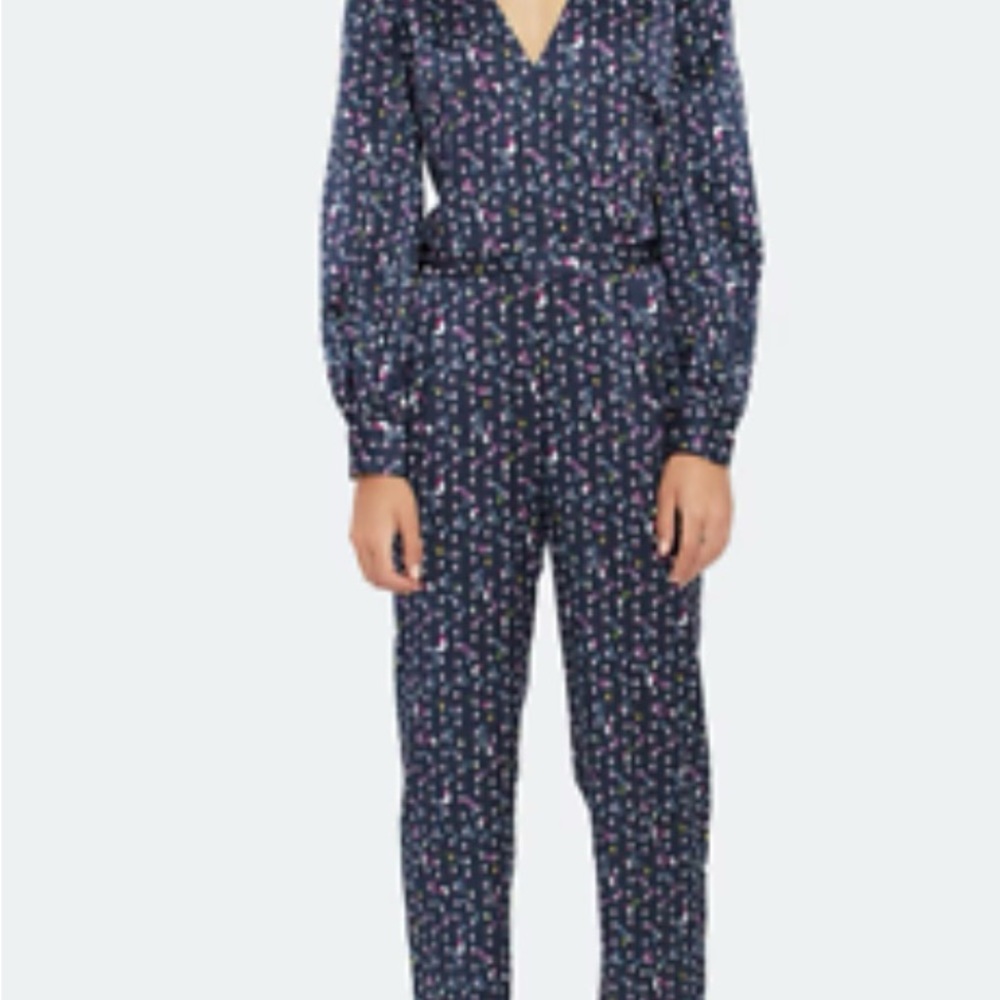Tanya Taylor silk jumpsuit-size 4